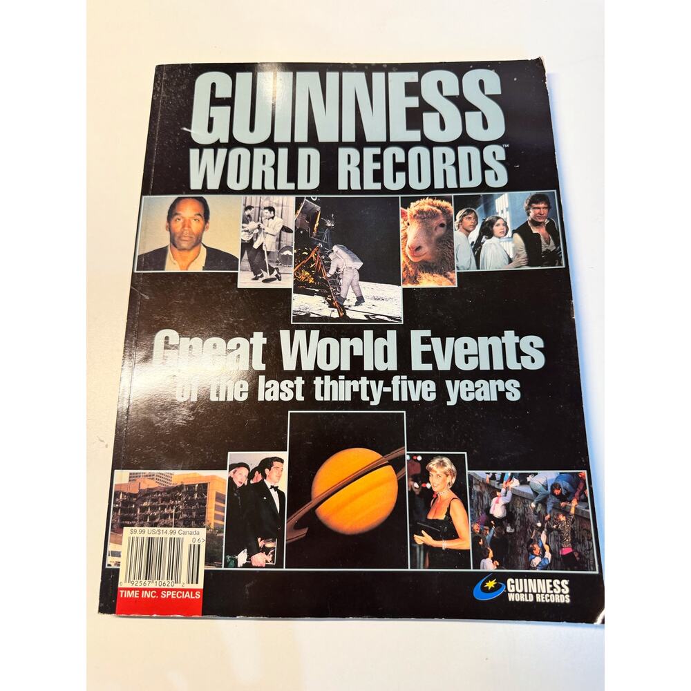 Guinness World Records Book-Last Thirty Years Published 1997